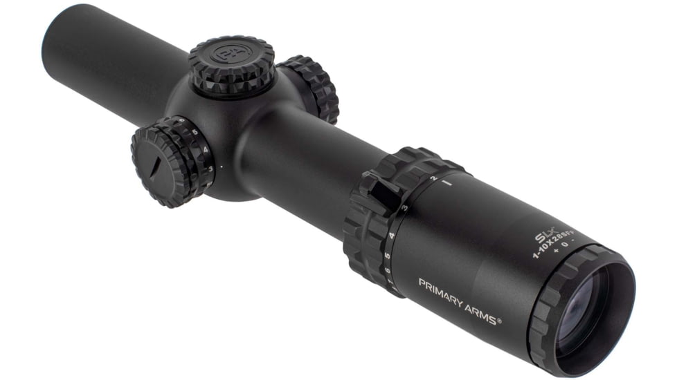Primary Arms The SLx 1-10x28mm Rifle Scope, Second Focal Plane, ACSS Raptor 5.56 M10S, Black, 610157