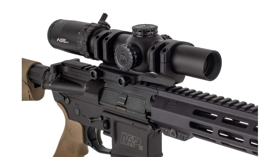 Primary Arms The SLx 1-10x28mm Rifle Scope, Second Focal Plane, ACSS Raptor 5.56 M10S, Black, 610157