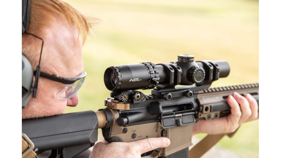 Primary Arms The SLx 1-10x28mm Rifle Scope, Second Focal Plane, ACSS Raptor 5.56 M10S, Black, 610157