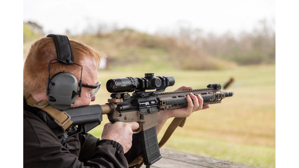 Primary Arms The SLx 1-10x28mm Rifle Scope, Second Focal Plane, ACSS Raptor 5.56 M10S, Black, 610157