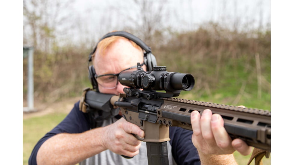 Primary Arms The SLx 1-10x28mm Rifle Scope, Second Focal Plane, ACSS Raptor 5.56 M10S, Black, 610157