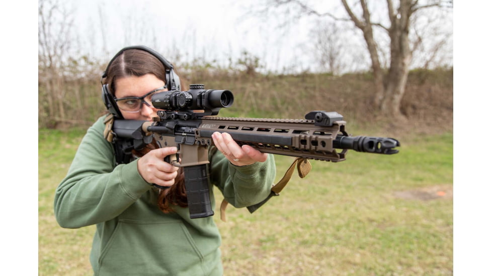 Primary Arms The SLx 1-10x28mm Rifle Scope, Second Focal Plane, ACSS Raptor 5.56 M10S, Black, 610157