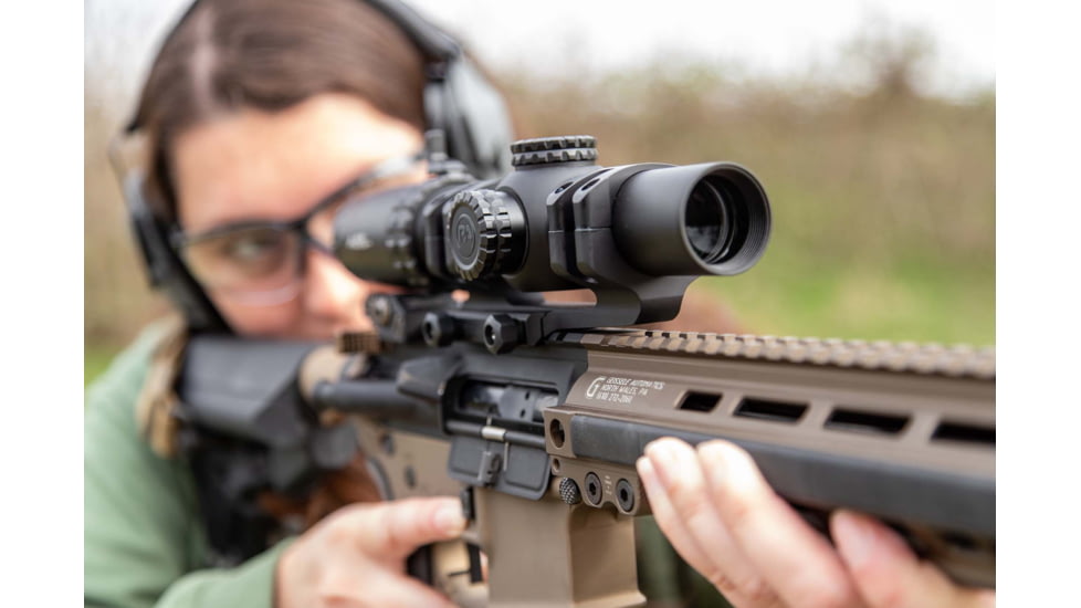 Primary Arms The SLx 1-10x28mm Rifle Scope, Second Focal Plane, ACSS Raptor 5.56 M10S, Black, 610157