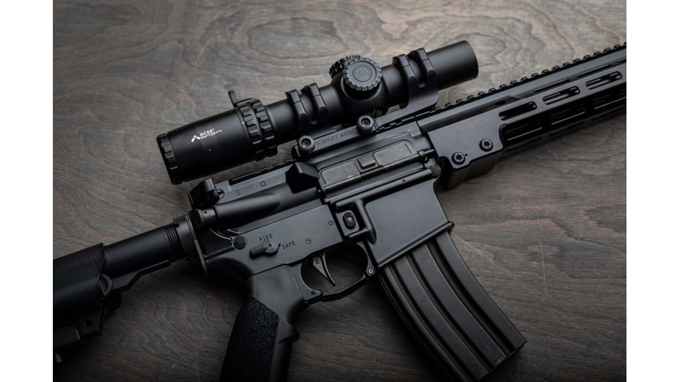 Primary Arms The SLx 1-10x28mm Rifle Scope, Second Focal Plane, ACSS Raptor 5.56 M10S, Black, 610157