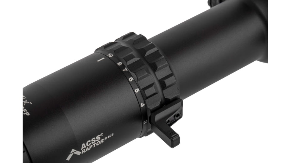 Primary Arms The SLx 1-10x28mm Rifle Scope, Second Focal Plane, ACSS Raptor 5.56 M10S, Black, 610157