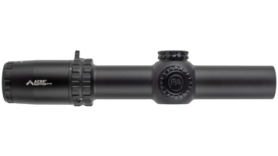 Primary Arms The SLx 1-10x28mm Rifle Scope, Second Focal Plane, ACSS Raptor 5.56 M10S, Black, 610157