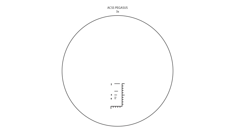 Primary Arms SLx 3x21mm Micro Magnifier Red Dot Sight, ACSS Pegasus Reticle, Black, 510011
