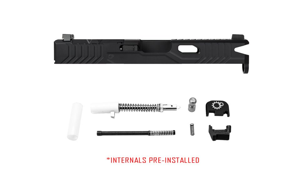 Primary Machine Glock 17 Gen 3 Slide w/ Backlash Cut, Black Nitride, SLD-G17-G3-BACKLASH-BLNI