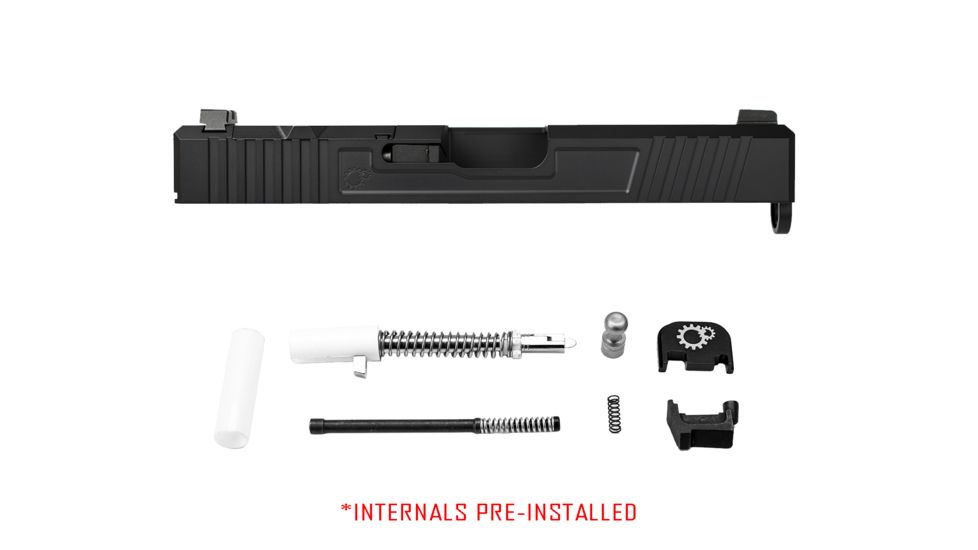 Primary Machine Glock 17 Gen 3 Slide w/ UCC V2 Cut, Black Nitride, SLD-G17-G3-UCCV2-BLNI