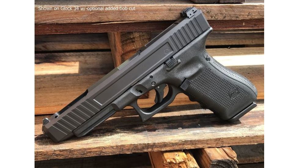 Primary Machine Glock 17 Gen 3 Slide w/ UCC V2 Cut, Black Nitride, SLD-G17-G3-UCCV2-BLNI