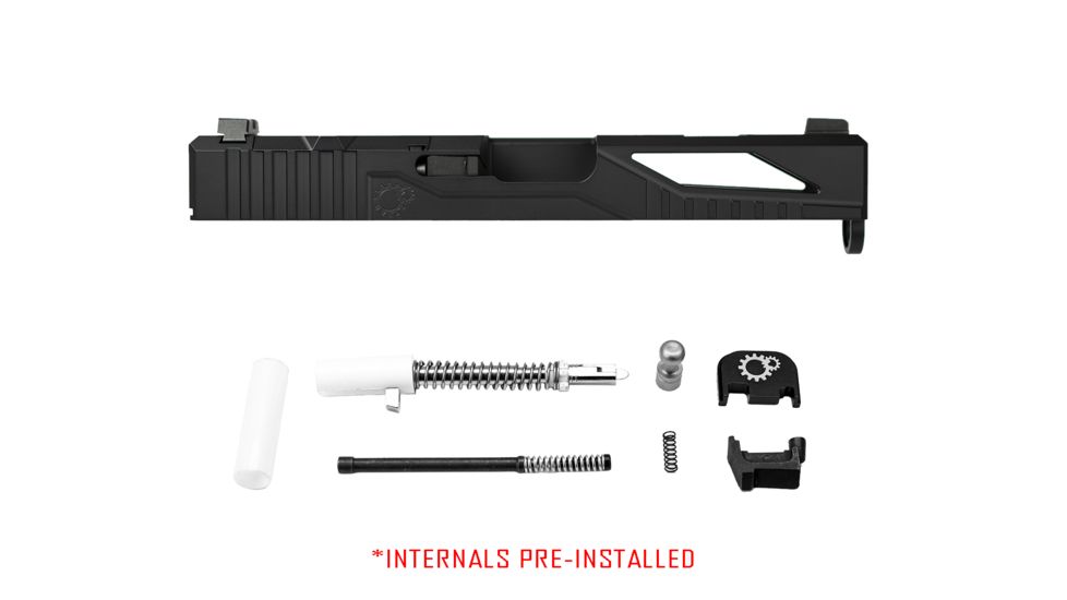 Primary Machine Glock 17 Gen 3 Slide w/ Xtreme Cut, Black Nitride, SLD-G17-G3-XTREME-BLNI