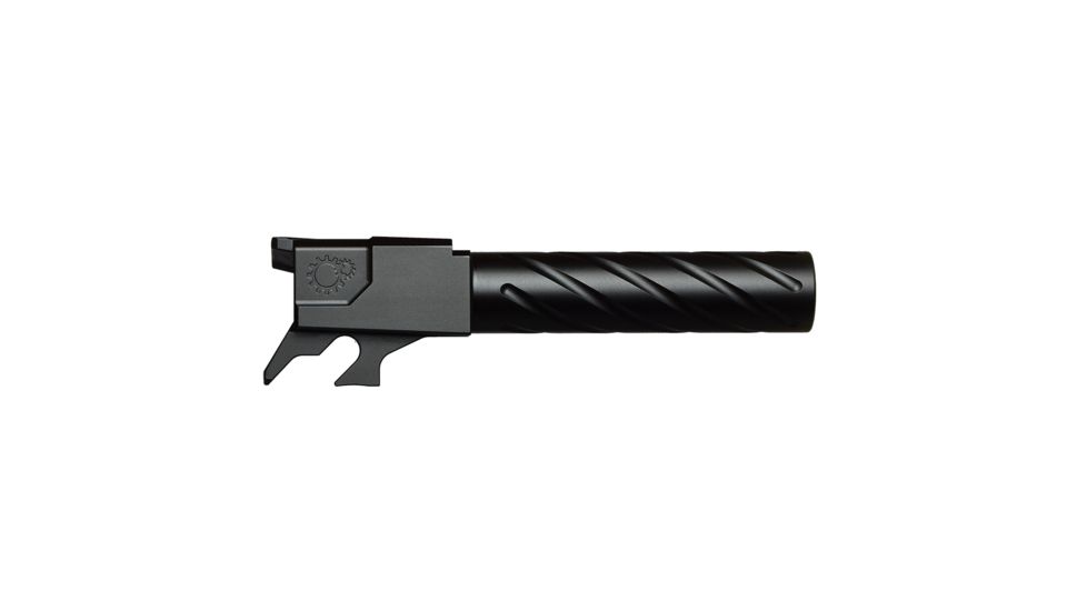 Primary Machine Match Grade Barrel, CZ P-07, 9mm, 1-10 Twist, Non-Threaded, Black Nitride P07/NONTHRD/FLUT/BLK