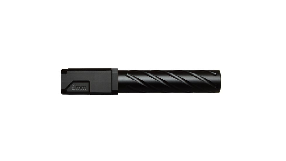 Primary Machine Match Grade Barrel, CZ P-09, 9mm, 1-10 Twist, Non-Threaded, Black Nitride P09/NONTHRD/FLUT/BLK