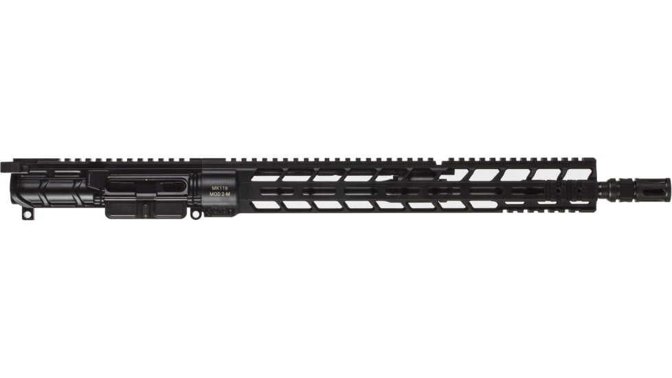 Primary Weapons Systems Complete Upper Receiver, MK116 MOD 2-M, 7.62x39, 16.1in Barrel, Carbine Length, 1-10 Twist, PWS PicLok 15in Handguard, FSC 30, Anodized, Triad30, Black, 2M116UF01-1F