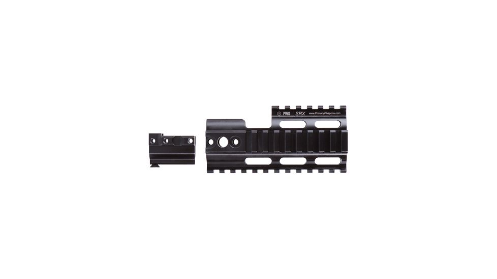 Primary Weapons Systems FN SCAR SRX 2.7 Inch Top Extension Rail w/ 2 Quick Detach Sling Swivel Points, Black, PWS4FNSRXB1