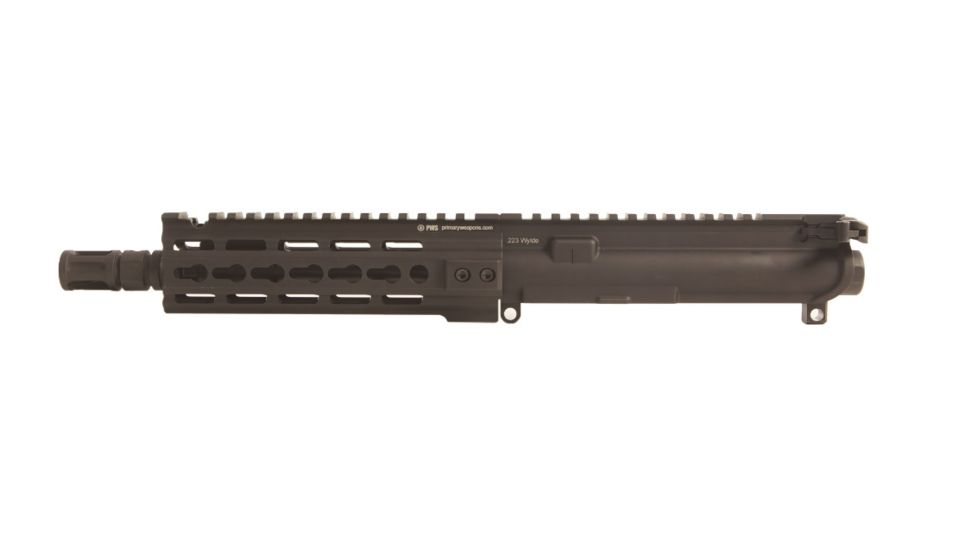 Primary Weapons Systems MK107 MOD 1 - P Upper Receiver, 7.75 in Barrel, 7 in KeyMod Rail, Triad 556, Black, .223 Wylde, M107UA0B