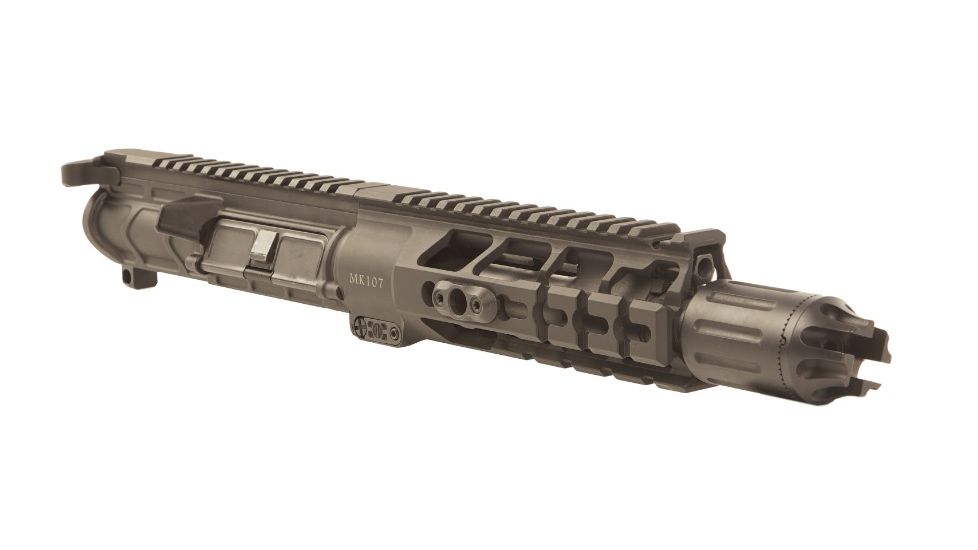 Primary Weapons Systems MK107 MOD 2 Upper Receiver, 7.75 in Barrel, 7 in KeyMod Rail, Triad 556, Black, .223 Wylde, 2M107UA0B