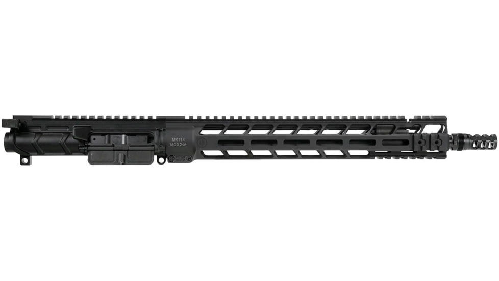Primary Weapons Systems MK114 MOD2-M Upper Receiver, .223 Wylde, 14.5in bbl, Pinned FSC556 Compensator, Black, MK1-M2U-223-14-PW