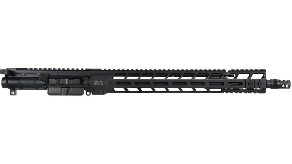 Primary Weapons Systems MK116 MOD2-M Upper Receiver, 16in bbl, .223 Wylde, 3-Setting Adjustable Gas System, FSC556 Compemsator, Black, MK1-M2U-223-16