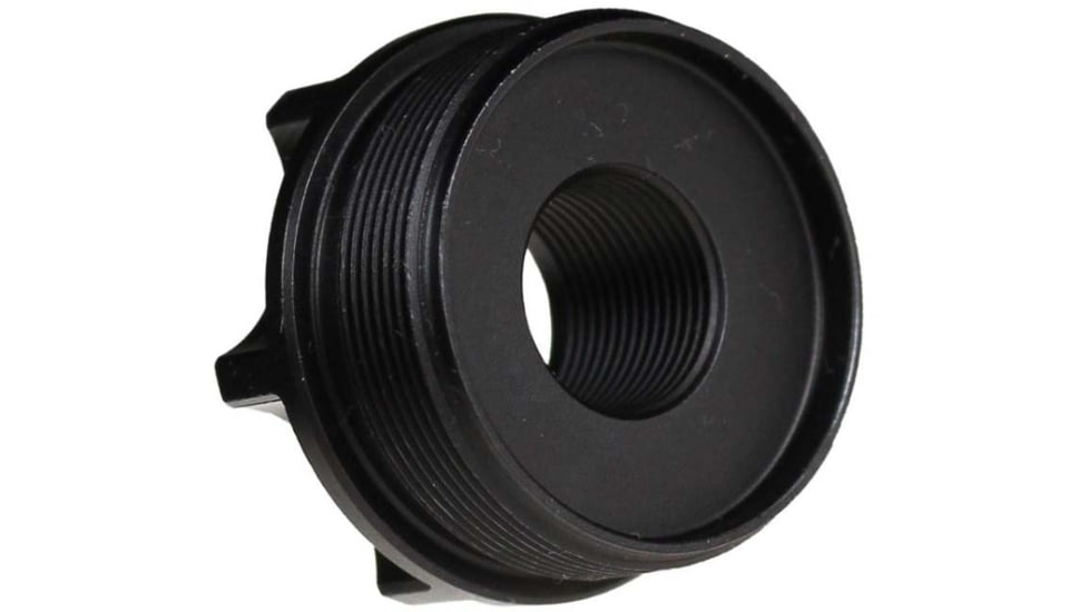 Primary Weapons Systems Mount, Fits 1/2X28, Anodized Finish, Black, DTMOUNT-1-2X28-P