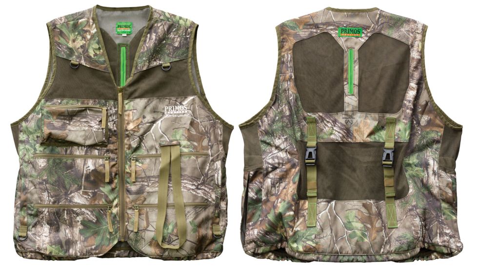 Primos Hunting Bow Hunter Vest Gen 2 X-Large/XX-Large Realtree Xtra Green 65733