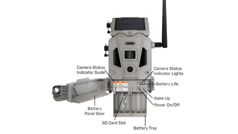 Bushnell CelluCORE 20MP Solar Dual-SIM Trail Camera, Brown, 119904S