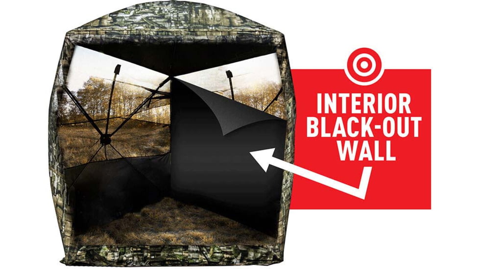 Primos Hunting Double Bull SurroundView 360 Curtain, Black, 65154