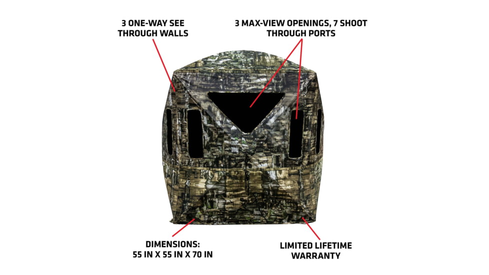 Primos Hunting Double Bull SurroundView 270 Huting Blind, Camo, 65151