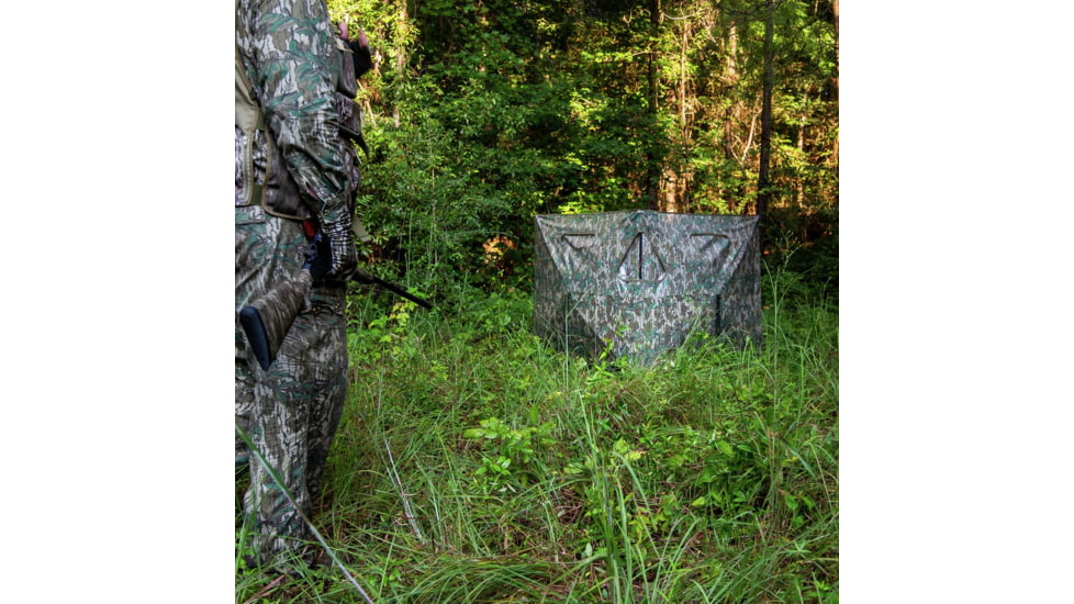 Primos Hunting Double Bull SurroundView Stakeout Hunting Blind, Mossy Oak Greenleaf, 65164