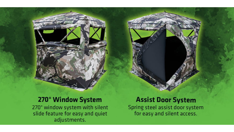 Primos Hunting Hide-N-Sneak Ground Blind, Veil Camo, 65113