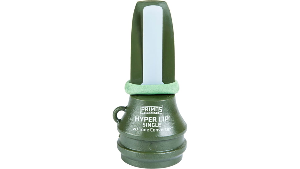 Primos Hunting Hyper Lip Single w/Converter Elk Call, Trap, PS933