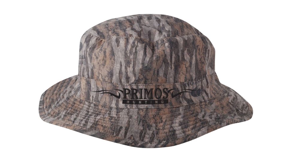 Primos Hunting Logo Boonie Hat,Bottomland w/ Neck Strap 58682