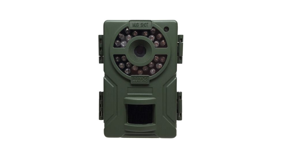 Primos Hunting Mug Shot Trail Camera, 12MP, 720P, Low Glow, Green 65063