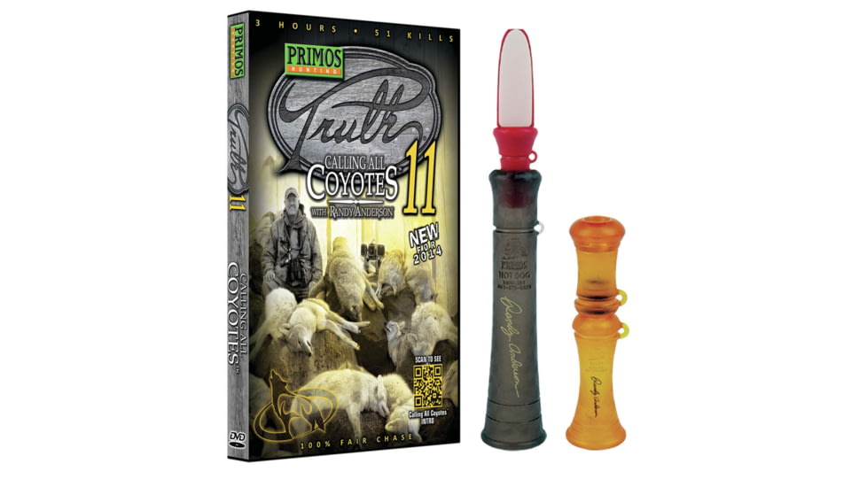 Primos Hunting Predator Master Pack w/Ki-YI, Hot Dog and Truth DVD, 353