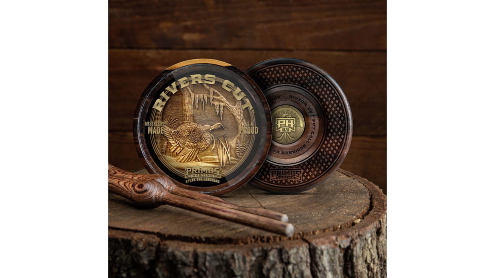 Primos Hunting Rivers Cut Turkey Pot Call, Box, PS2921