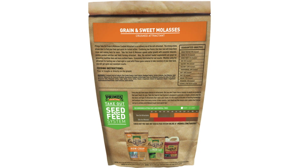 Primos Hunting Take Out Grain &amp; Sweet Molasses, Bag, 5lb, 58527