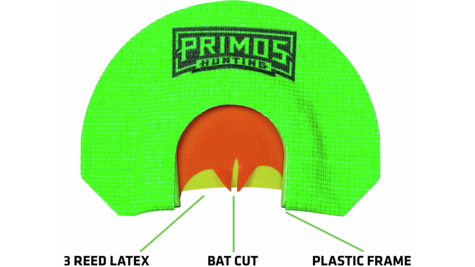 Primos Hunting The Lucy - Hen House Series Turkey Mouth Call w/ Bat Cut, Card, PS1267