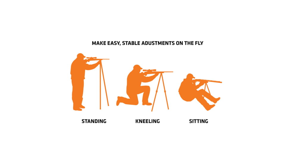 Primos Hunting Trigger Stick Gen 3 Tall Bipod,24-62in,Truth Camo,Clam, 65814