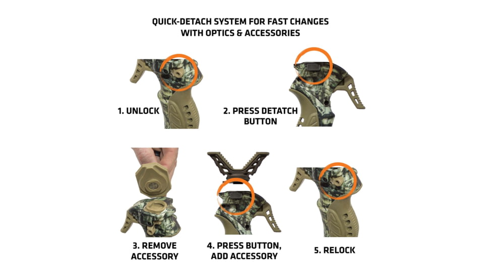 Primos Hunting Trigger Stick Gen 3 Tall Bipod,24-62in,Truth Camo,Clam, 65814