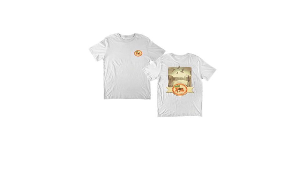Short Sleeve Primos Logo T-Shirt, White, Medium
