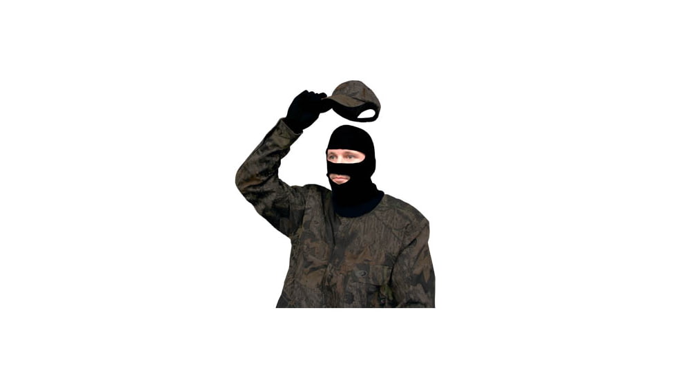Primos Stretch-Fit Face Mask, Full Hood, Black, 6748