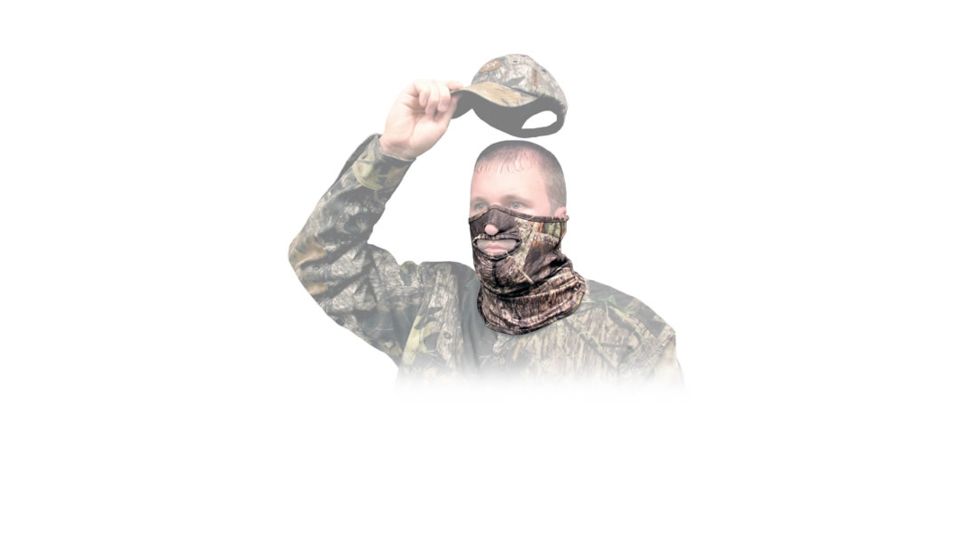 Primos Stretch-Fit Face Mask, Half Mask, Mossy Oak New Break Up, 6229