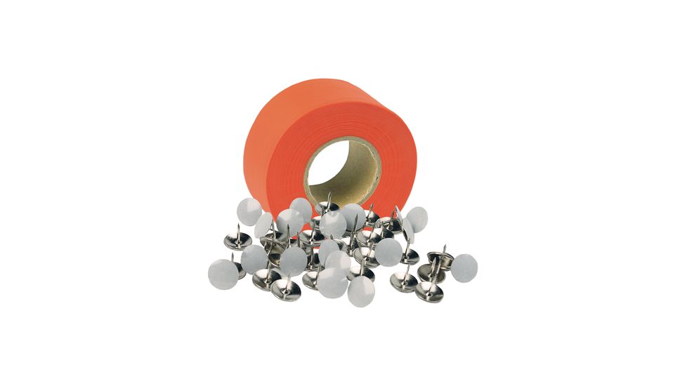 Primos Trail Marking Kit With Orange Marking Tape 150 Feet and 50 Reflective Tacks 65625
