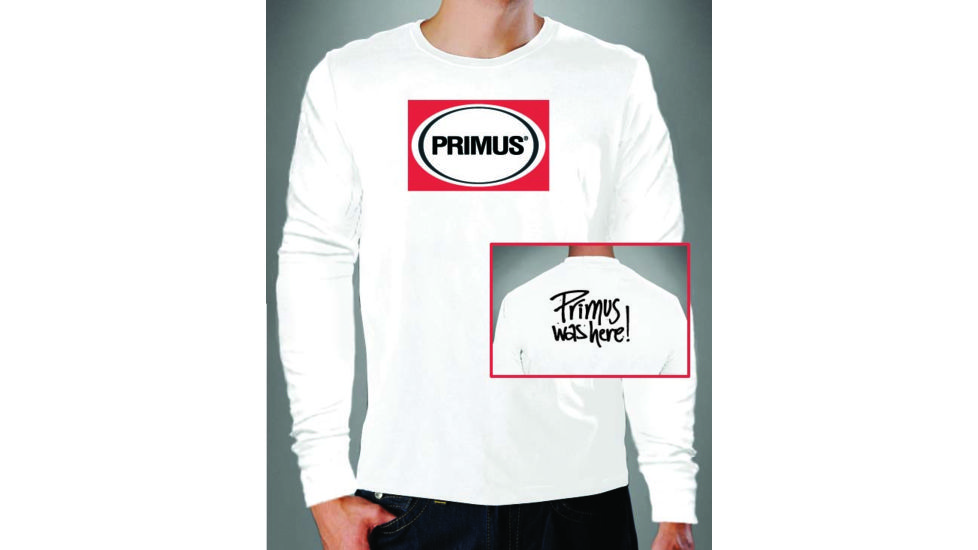 Primus White Long Sleeve T-Shirt - Medium P-566052