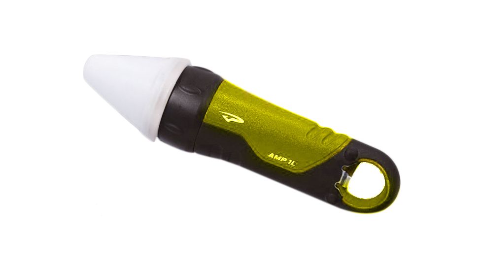 Princeton Tec AMP 1L Flashlight w/ Bottle Opener &amp; Cone, Neon Yellow AMP1LBC-NY