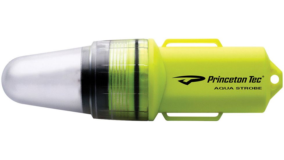 Princeton Tec Aqua Strobe White Led Flashlights, 100 Lumens, Neon Yellow, AS-LED-NY
