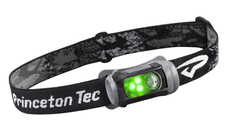 Princeton Tec Remix Headlamp, Green LED, Black, RMX150-GN-BK