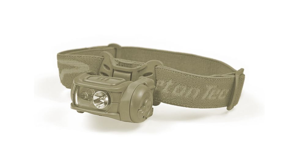 Princeton Tec Remix Pro MPLS LED Headlamp, Tan, Red/Green/IR, RMX150PRO-NOD-RGI-TN