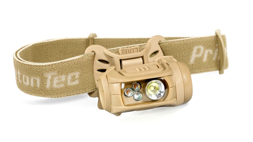 Princeton Tec Remix Pro MPLS LED Headlamp, Tan, Red/Green/IR, RMX150PRO-NOD-RBI-TN