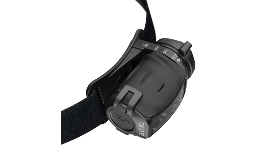 Princeton Tec Sync Headlamps, Red/White Bulb, 300 Lumens, Black/Dark Gray, SYNC21-BK/DK